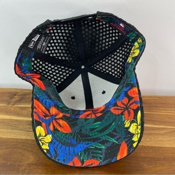 Cleveland Indians Cap Snap Back Embroidered Logo Tropical Hat 2017 ASG Honeycomb - Picture 5 of 7